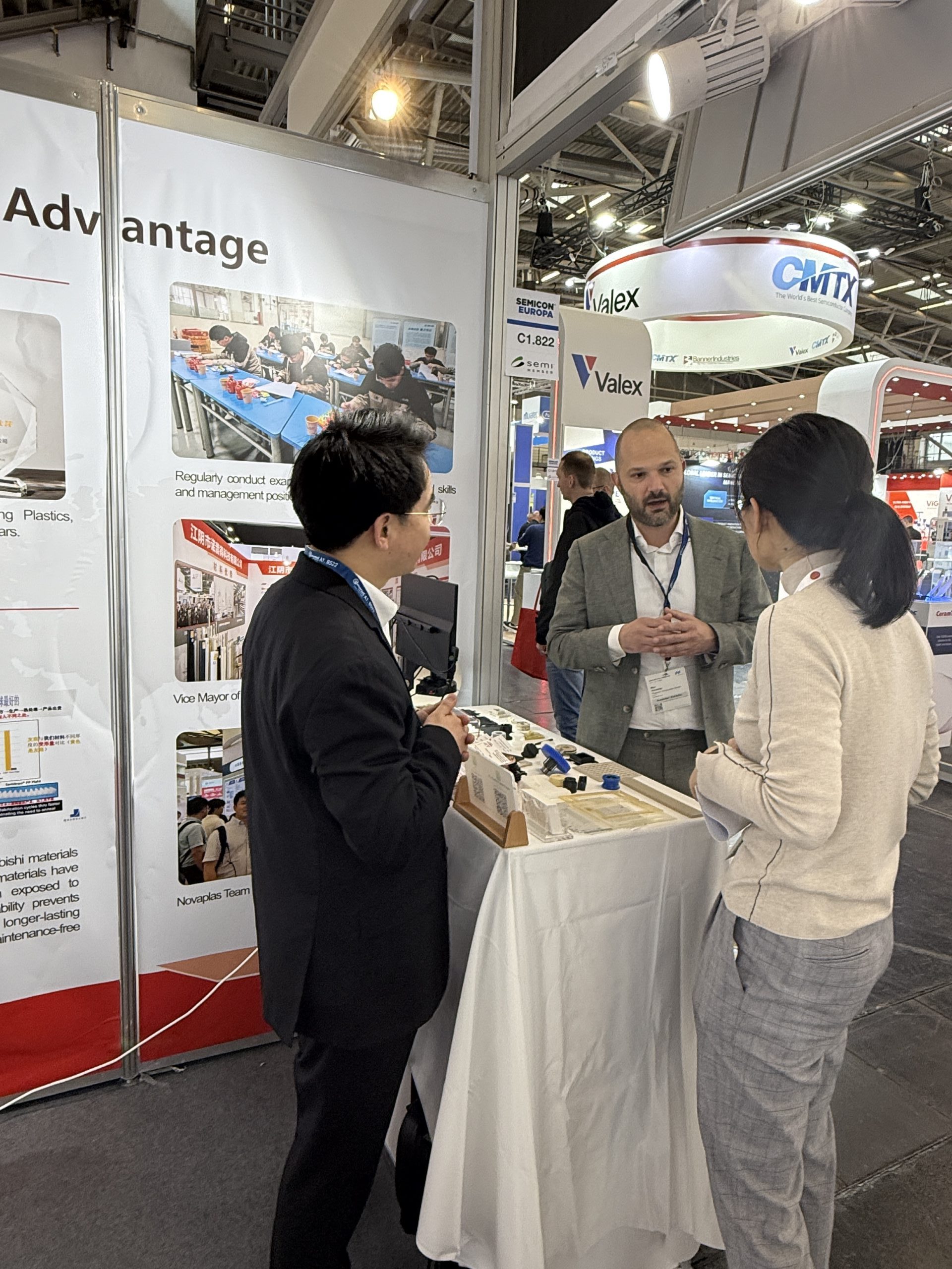 NOVAPLAS Showcases at SEMICON Europa 2025, Engaging with Global Partners Together with Mitsubishi MCAM19