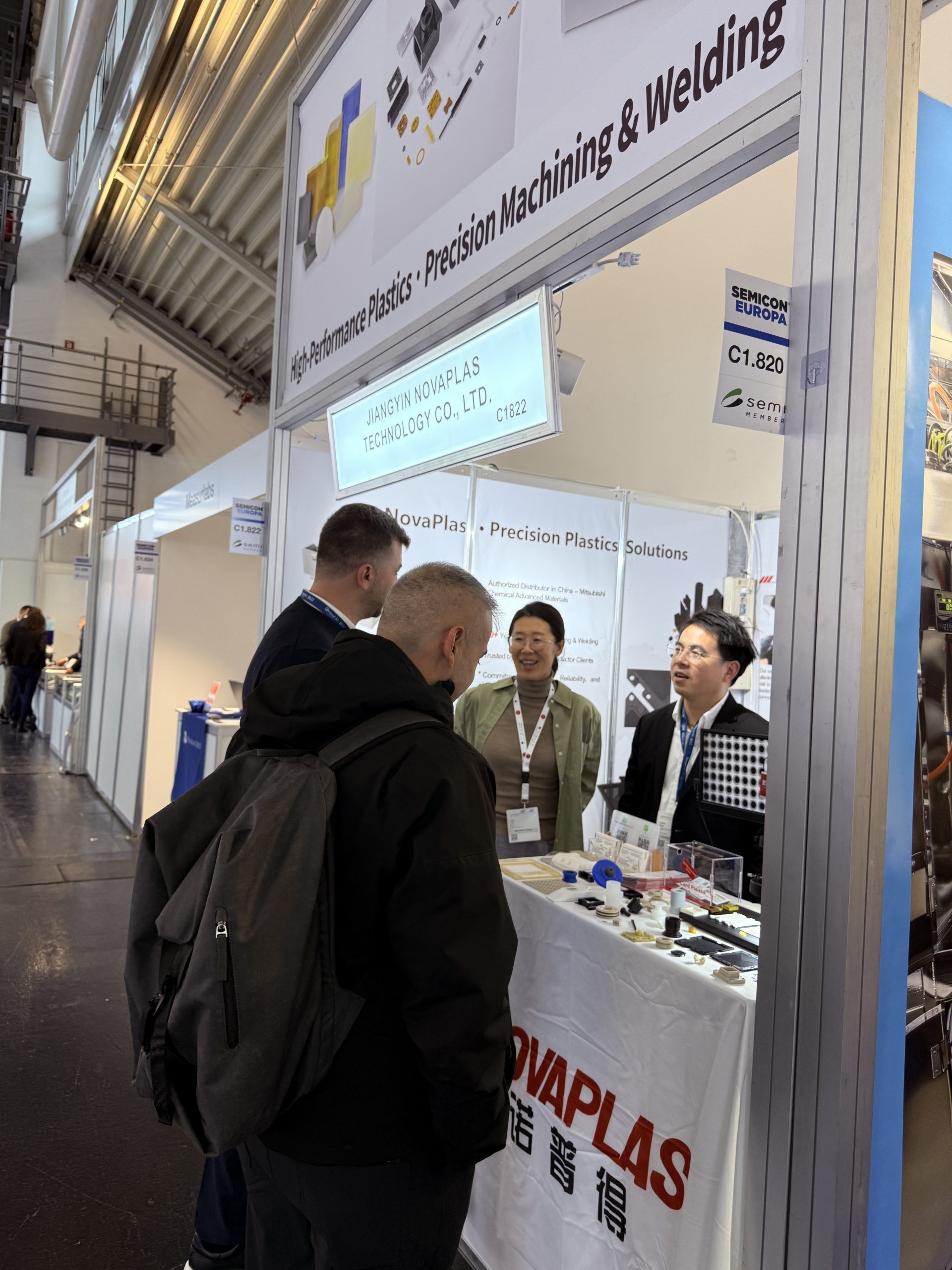 NOVAPLAS Showcases at SEMICON Europa 2025, Engaging with Global Partners Together with Mitsubishi MCAM23
