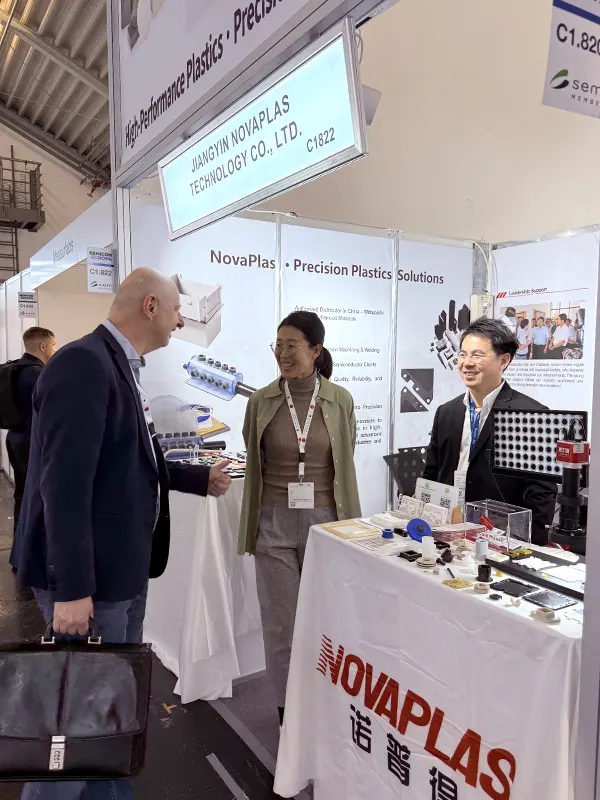 NOVAPLAS Showcases at SEMICON Europa 2025, Engaging with Global Partners Together with Mitsubishi MCAM10
